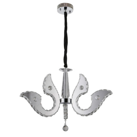 Suspension LED Candellux Venezia 33-55491 Ø55 chromée (1/2)