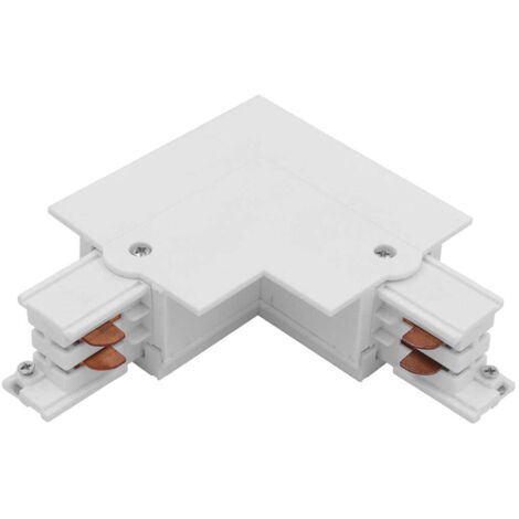 Connecteur angle gauche encastré 3 circuits CTLS blanc Nowodvorski (1/4)