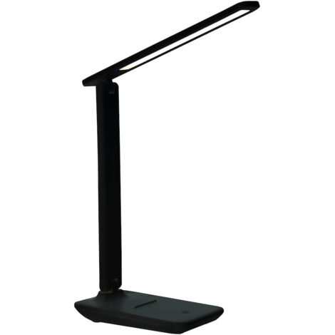 Lampe de bureau USB noire LED 5W CCT réglable Milagro (1/5)