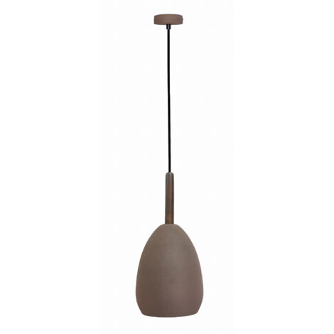 Suspension Candellux Flen 1 lumière métal brun E27 (1/2)