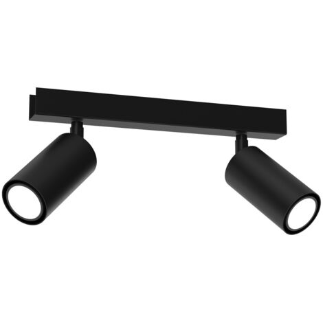 Plafonnier HUDSON BLACK 2xGU10 (1/4)