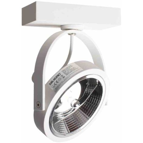 Spot plafond GU10 1x35W blanc alu Milagro Lugar ML5703 (1/5)