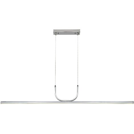 Suspension LED 25W chromée Elia Rabalux 120 cm cuisine (1/5)