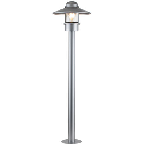 WeGenlockte Klampenborg E27 40W IP44 en acier inoxydable, verre transparent Argent B: 27,5 cm Ø27,5 cm (1/5)