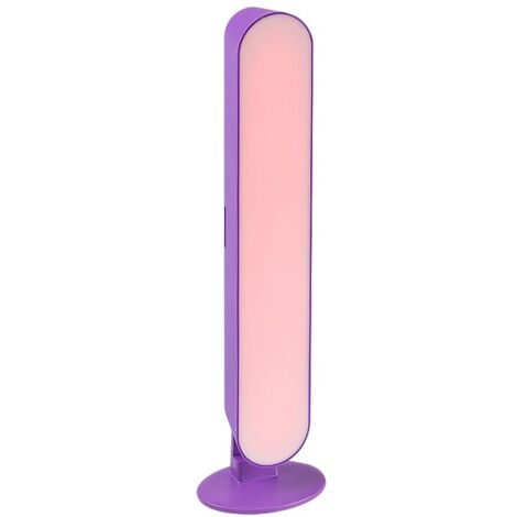 Lampe LED 3W USB rechargeable violette avec télécommande (1/5)