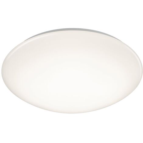 Plafonnier moderne Pollux blanc IP44 avec capteur d'éclairage Trio (1/3)