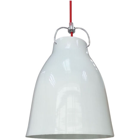 Suspension Candellux Pensilvania blanche Ø24 E27 métal (1/2)