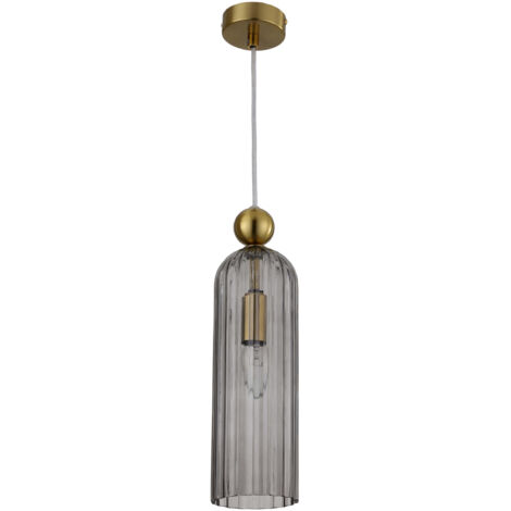 Suspension Piega verre fumé laiton 1xE14 LP-939 Light (1/5)