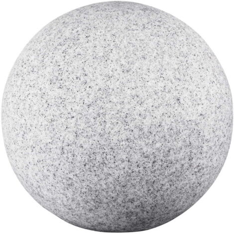Lampe boule jardin STONO 35 cm grise IP65 E27 Kanlux