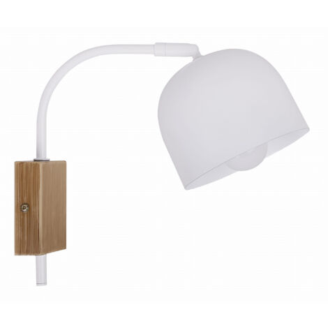 Applique murale Candellux RUPI blanc bois E27 40W IP20 (1/3)