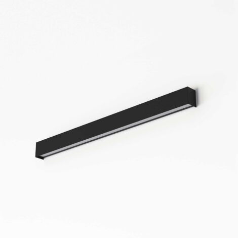 Applique LED acier Nowodvorski Straight 7594 noire 92cm