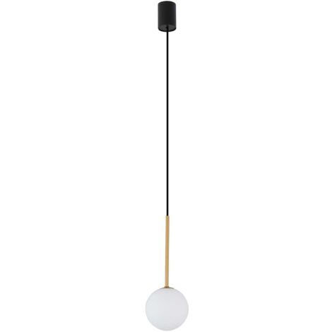 Suspension boule verre noir or KARO Nowodvorski 10305 (1/2)