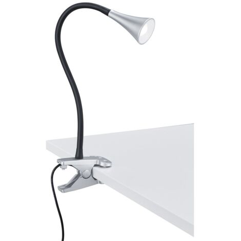 Lampe De Bureau Led Viper Aluminium Avec Pince H35 cm Trio Lighting (1/3)