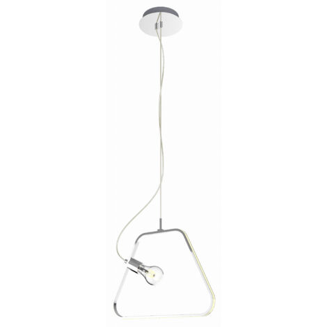 Suspension Candellux Ikaria chrome 2 lumières LED 120cm (1/4)