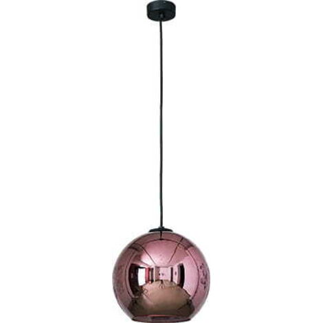 Suspension Nowodvorski Polaris cuivre verre Ø25cm noir (1/2)
