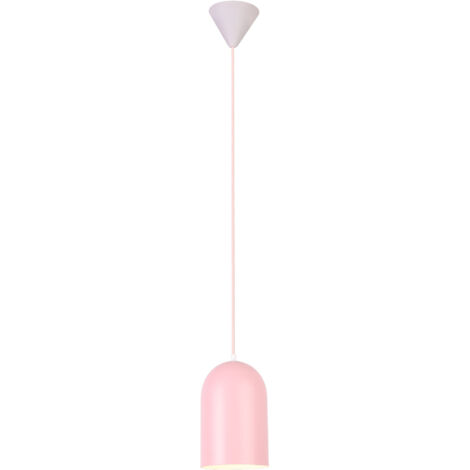 Suspension Candellux OSS rose métal Ø15 cm 1xE27 (1/2)