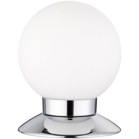 Lampe à Poser Princess Chrome Led Verre Sphère Ø10 cm Trio Lighting (1/3)