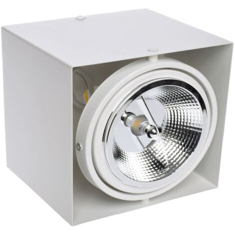 Luminaire en saillie Plaza 1xGU10 AR111 Blanc (1/4)