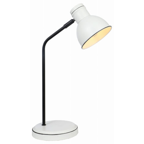 Lampe de bureau Candellux Zumba blanc/noir E14 41 cm