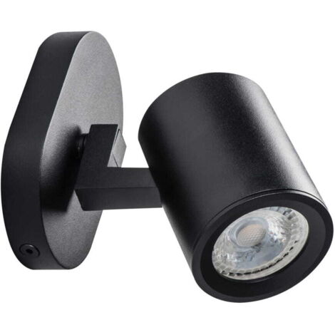 Applique murale Kanlux LAURIN 29121 noire GU10 35W