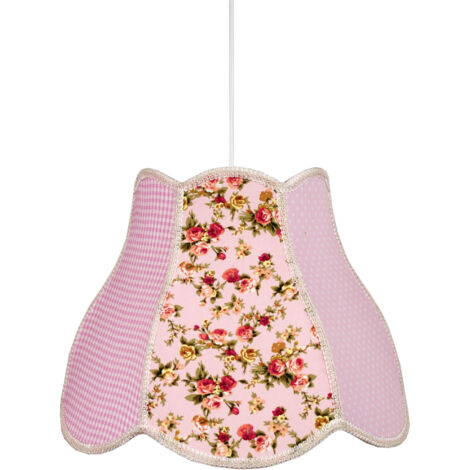 Suspension Candellux Zuza en tissu blanc Ø35cm E27 (1/4)