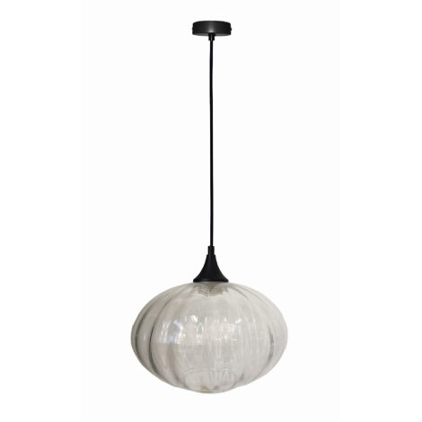 Suspension Candellux Exeter verre transp. Ø26,5 E27 (1/2)