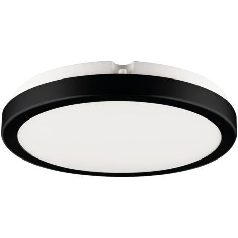 Plafonnier Vera 24W 4000K Noir IP65 (1/4)