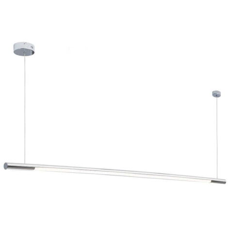 Suspension LED chromée 150 cm dimmable Organic 26W Maxlight (1/2)
