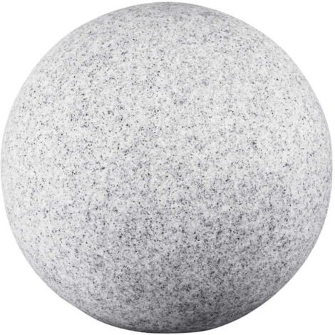 Lampe boule jardin Stono 46 cm grise IP65 E27 Kanlux
