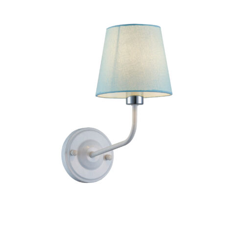 Applique murale Candellux York tissu bleu/blanc 1xE14 60W (1/2)