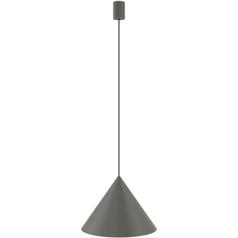 Suspension table cuisine Nowodvorski ZENITH grise Ø35 GU10 (1/2)