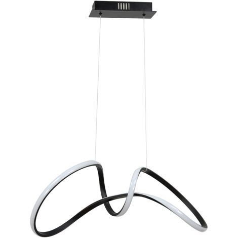 Suspension plafond LED Milagro Tesoro noire 48W 4000K (1/5)