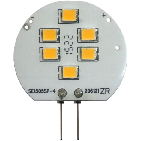 Ampoule LED G4 12V blanc chaud plate Polux Platinum (1/3)