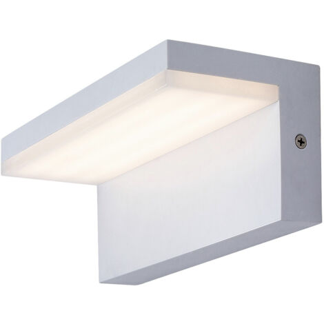 Applique murale d'extérieur moderne blanche avec une LED de couleur neutre 10W IP54 ZARAGOZA Rabalux (1/5)