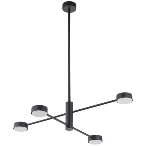 Plafonnier LED Nowodvorski Orbit noir 4xGX53 84,5cm (1/5)