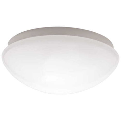 Kanlux – Plafonnier étanche mural et plafond IP44 – Culot E27 – Blanc – Ø277mm – Installation facile pour pièces humides et extérieures (1/3)