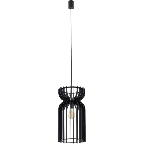 Suspension Nowodvorski KYMI bois-noir réglable Ø26 E27 60W (1/5)
