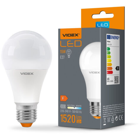 Ampoule LED Videx A65 E27 15W 1520lm 4000K neutre