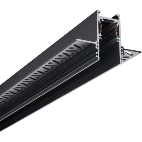 Rail magnétique encastré noir 1m Nowodvorski LVM Track