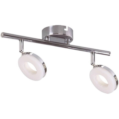 Plafonnier Candellux Thema LED 2x5W chromé 3000K 27cm (1/2)