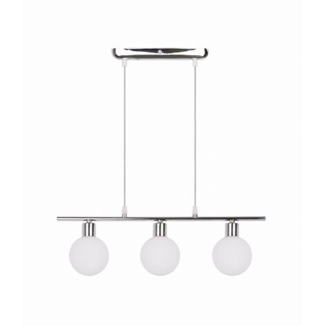 Lustre Candellux ODEN chromé/blanc 3xG9 Ø52cm H70cm (1/2)