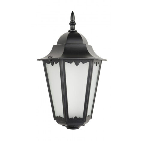 Tête de lampe extérieure rétro E27 noire IP43 SU-MA K1018H