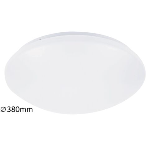 Plafonnier salle de bain 38 cm LED 24W blanc Rabalux (1/3)