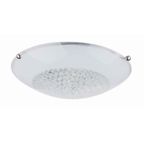 Plafonnier LED Candellux Pristina 16W 4000K Ø40 blanc (1/2)