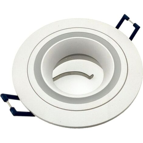 Spot encastré rond blanc GU10 Tribus IdeaLED ID-1003 (1/2)