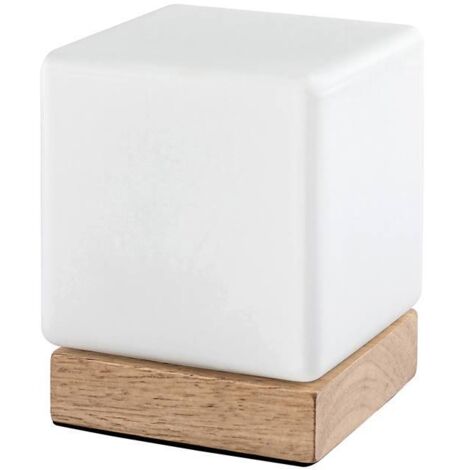 Lampe de table à LED Pirite Beech Glêtre blanc 1,2W 3000K L: 10,5 cm B: 13 cm Dimmable avec interrupteur (1/5)