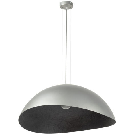 Suspension argent/noir ronde 48cm Solaris 1xE27 Sigma (1/3)