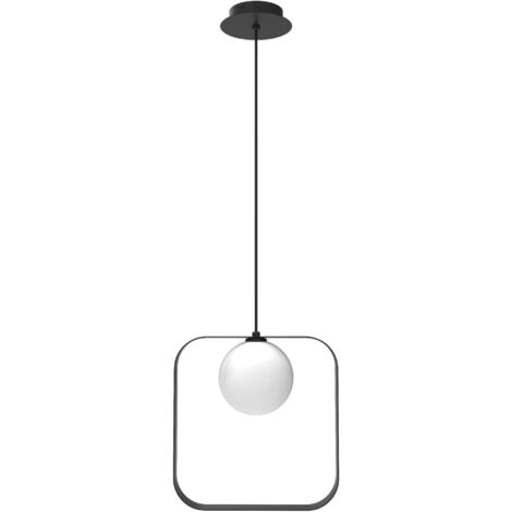 Suspension Candellux TULA G9 verre noir/blanc 140 cm (1/2)