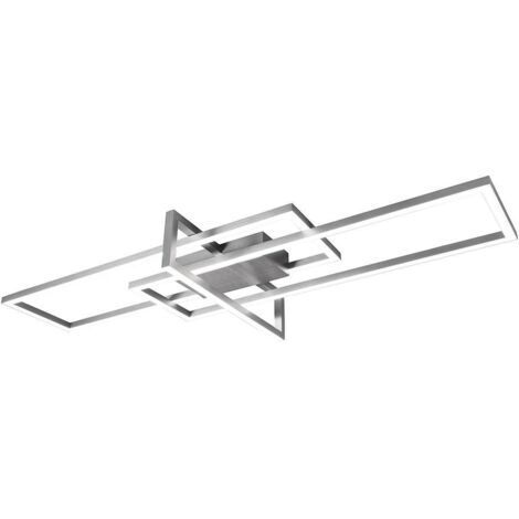 Plafonnier LED 35W 2500lm chrome satiné Rabalux Thabita (1/4)