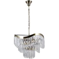 Italux Sabrig - Suspension stylisée à suspendre bronze antique à 8 lumières, E14